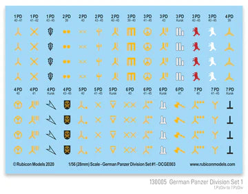 130005 - German Panzer Division Set 1