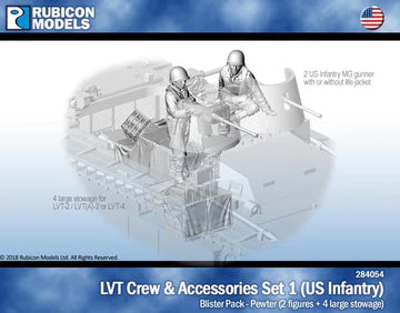 284054 - LVT Crew & Accessories Set 1 - US Infantry - With Stowage for LVT-2/LVT(A)-2/LVT4