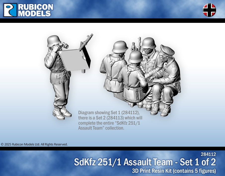 284112 - SdKfz 251 Assault Team Set (Set 1 of 2 )