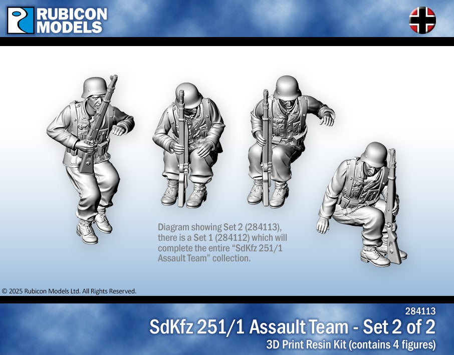 284113 - SdKfz 251 Assault Team Set (Set 2 of 2 )