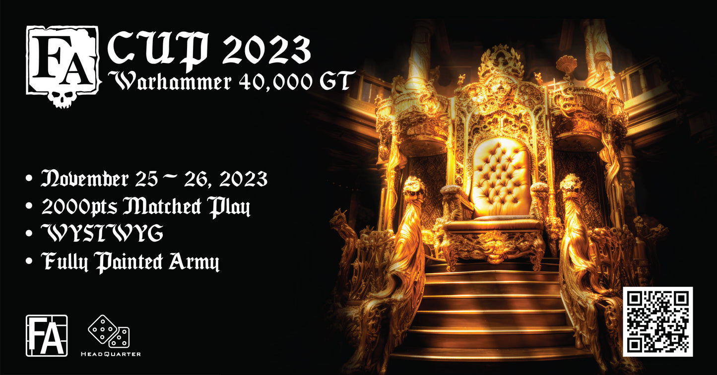 FA CUP 2023 Warhammer 40,000 Grand Tournament Ticket