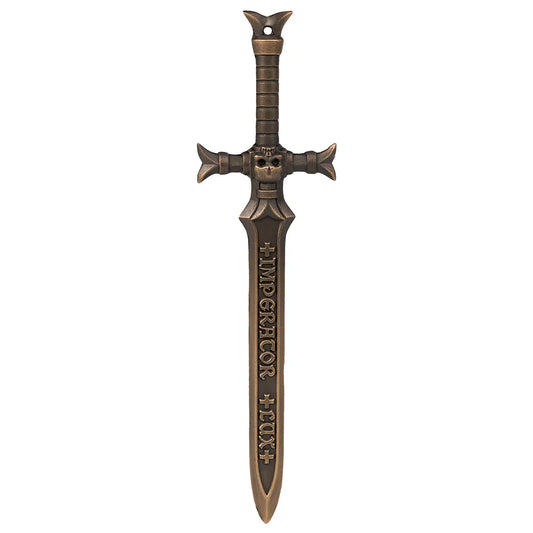 Keychain: Black Templars Emperor's Champion Black Sword (Bronze)