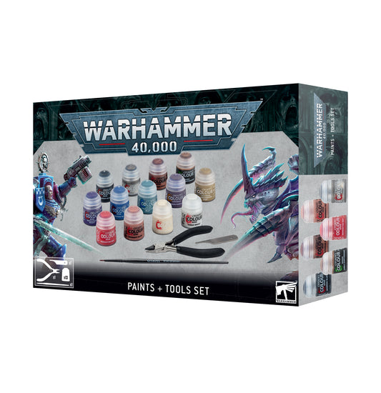 WARHAMMER 40000: PAINTS+TOOLS 10Ed (ENG)