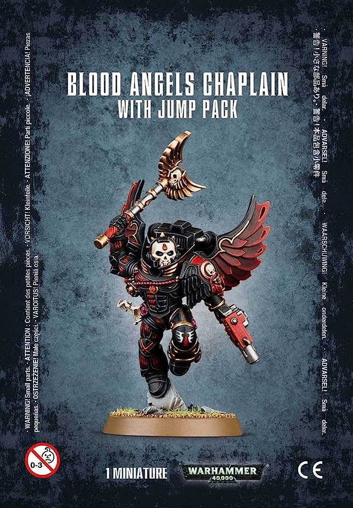 BLOOD ANGELS: CHAPLAIN WITH JUMP PACK
