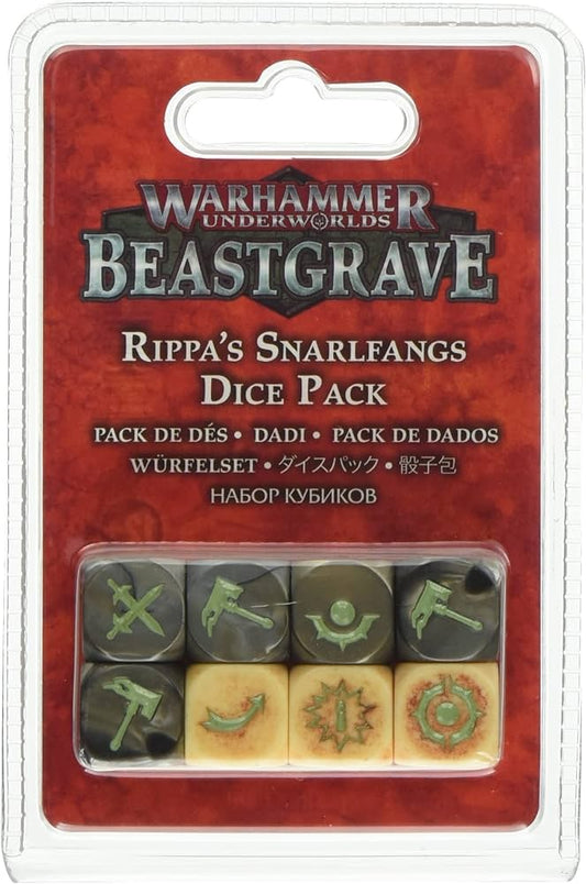 WARHAMMER UNDERWORLDS BEASTGRAVE DICE SET: RIPPA?? SNARLFANGS