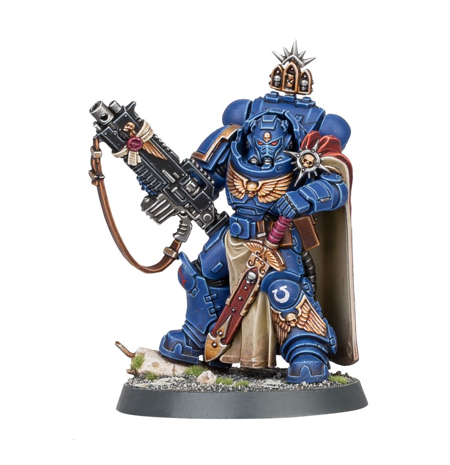 SPACE MARINES: GRAVIS-CAPTAIN WITH MASTER-CRAFTED BOLT RIFLE