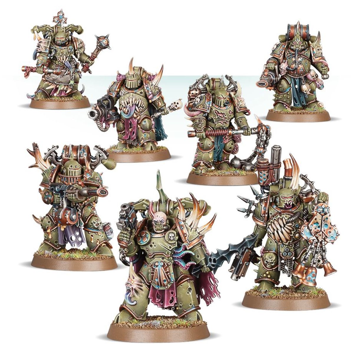 WARHAMMER 40000 BATTLEFORCCE: DEATH GUARD POXWROUGHT VECTOR