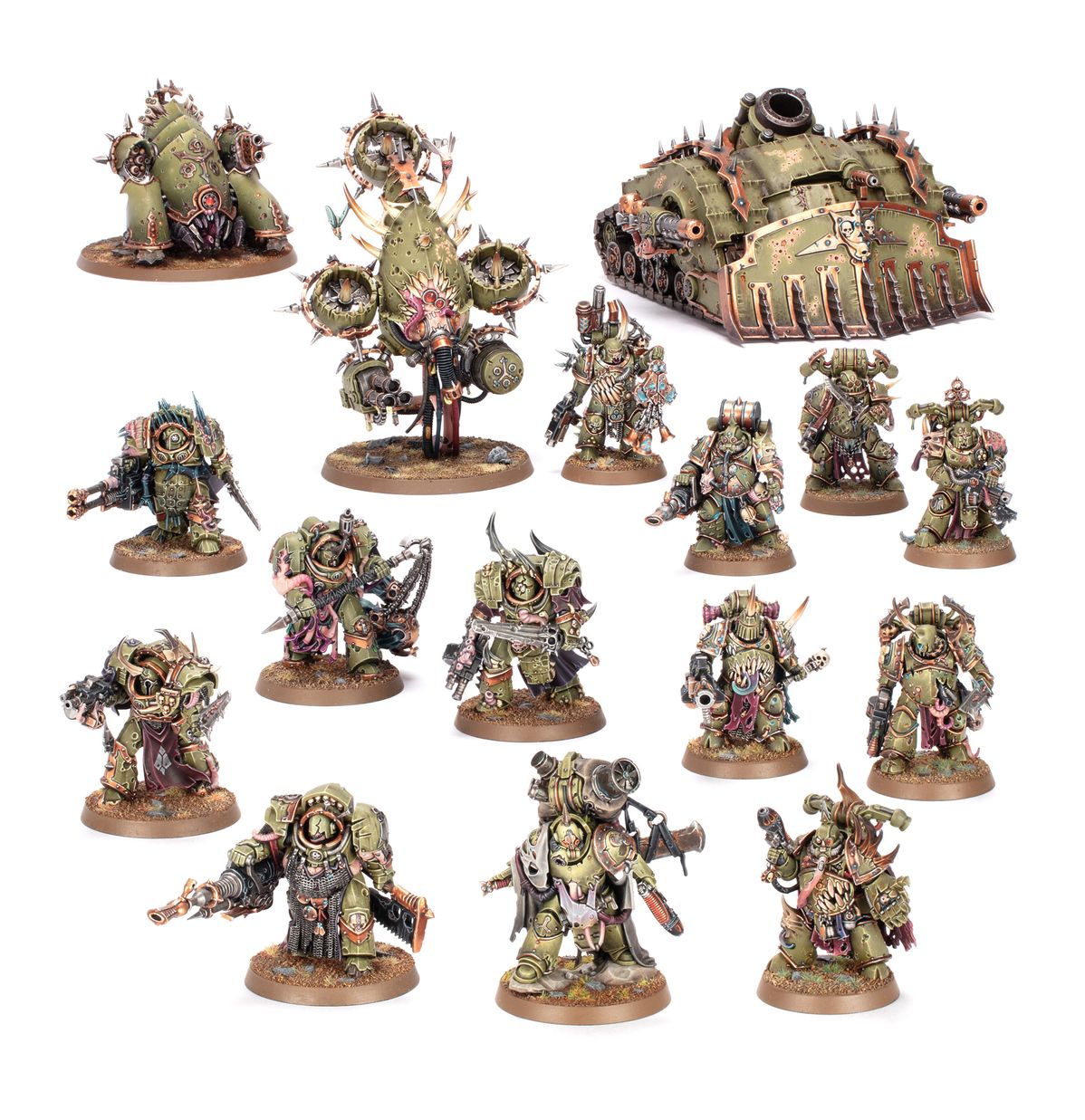 WARHAMMER 40000 BATTLEFORCCE: DEATH GUARD POXWROUGHT VECTOR