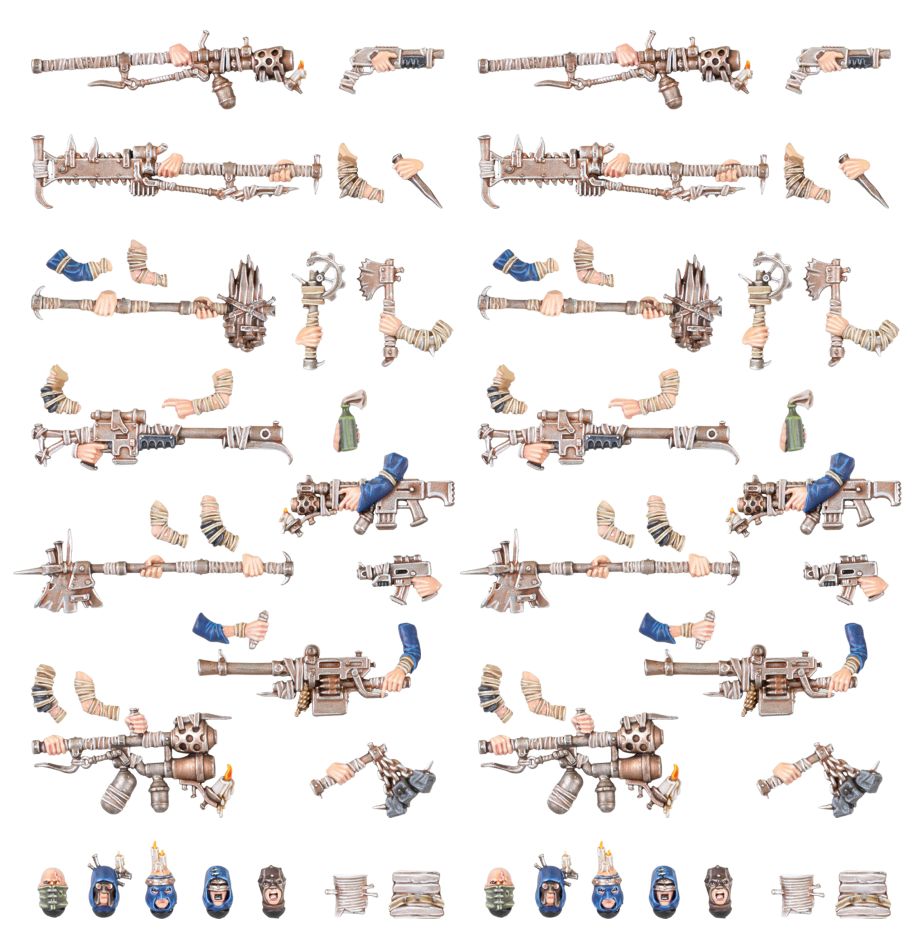 NECROMUNDA GANG WEAPONS & UPGRADES: CAWDOR