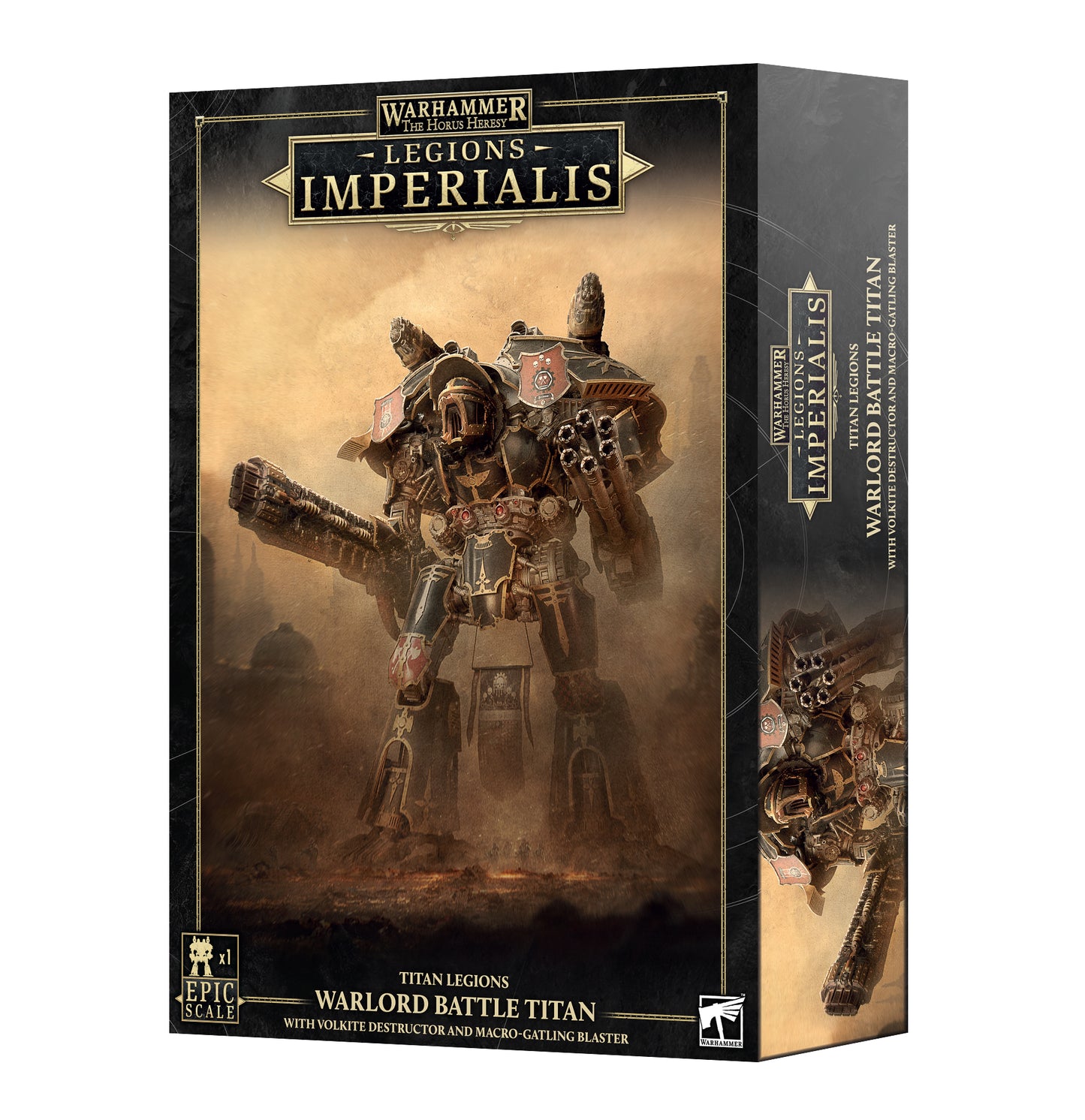 LEGIONS IMPERIALIS TITANS: WARLORD TITAN WITH QUAKE CANNON & BEAM/EX
