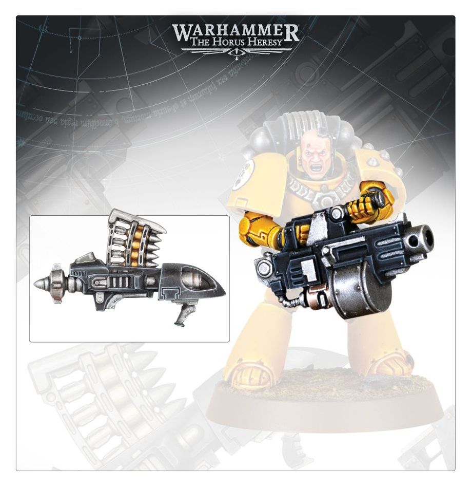 HORUS HERESY LEGIONES ASTARTES: MISSILE LAUNCHERS & HEAVY BOLTERS