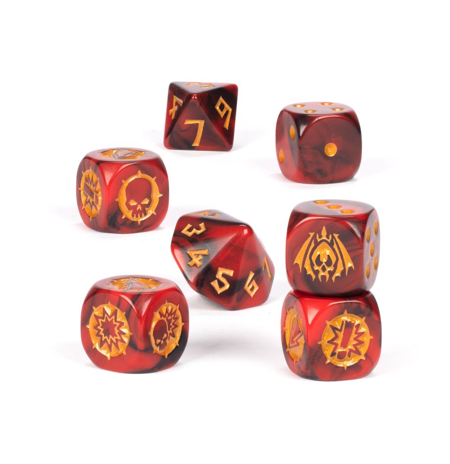 BLOOD BOWL DICE SET: VAMPIRE TEAM