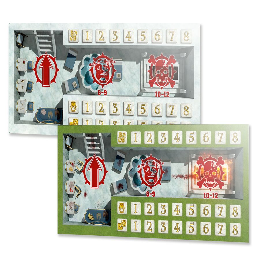 BLOOD BOWL PITCH AND DUGOUTS: HIGH ELF