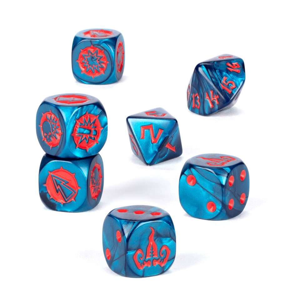 BLOOD BOWL DICE SET: GNOME TEAM