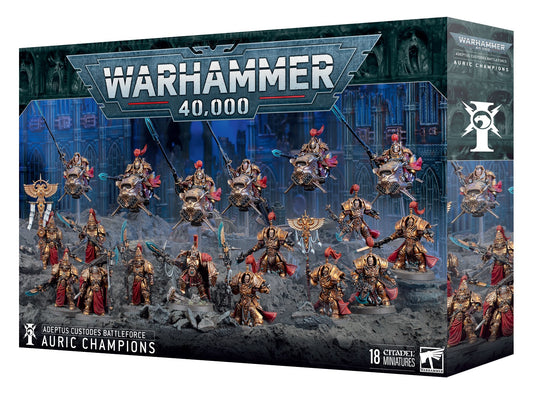 WARHAMMER 40000 BATTLEFORCE: ADEPTUS CUSTODES AURIC CHAMPIONS