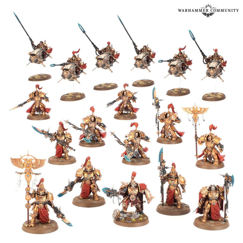 WARHAMMER 40000 BATTLEFORCE: ADEPTUS CUSTODES AURIC CHAMPIONS