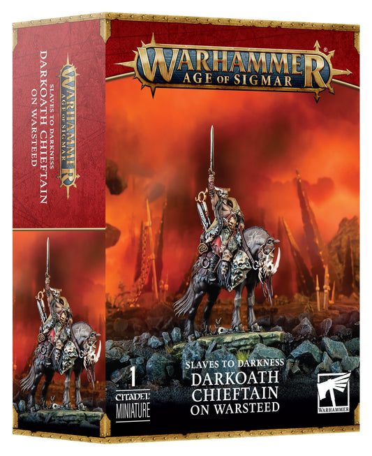 SLAVES TO DARKNESS: DARKOATH CHIEFTAIN ON WARSTEED