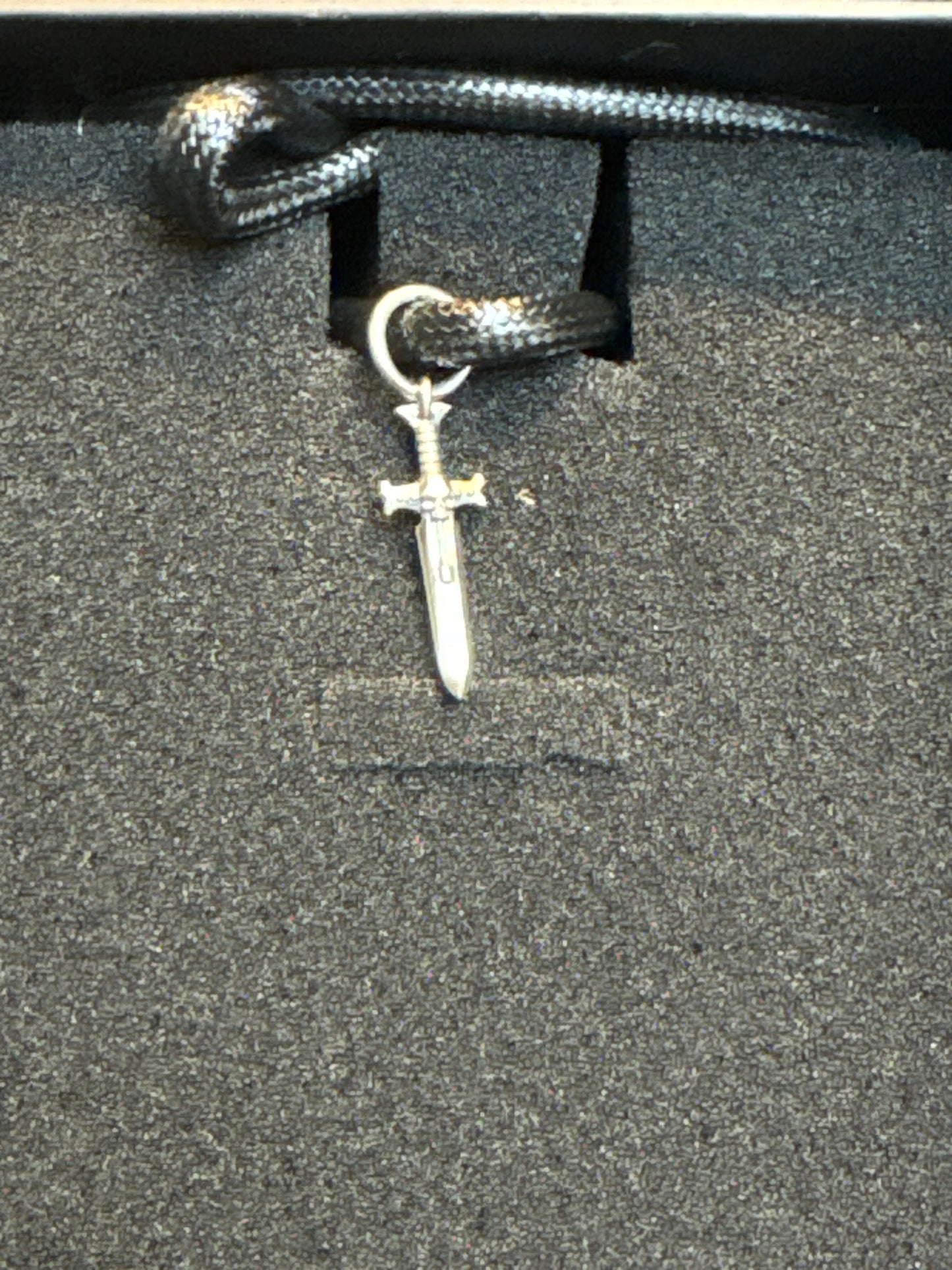 Necklace: Black Templar Emperor Champion Black Sword