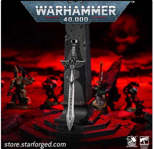 Keychain: Dark Angels Sword of Caliban