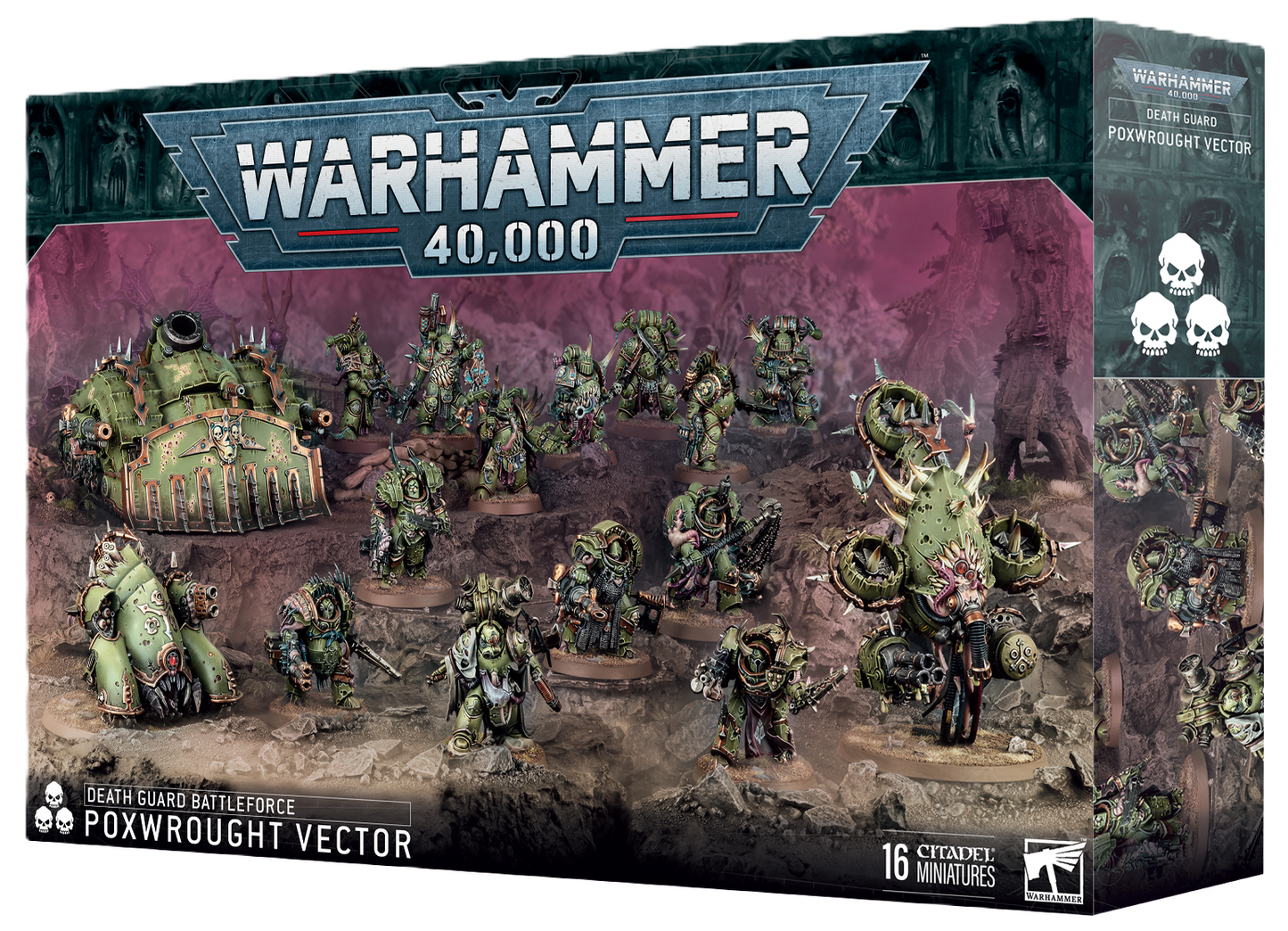 WARHAMMER 40000 BATTLEFORCCE: DEATH GUARD POXWROUGHT VECTOR
