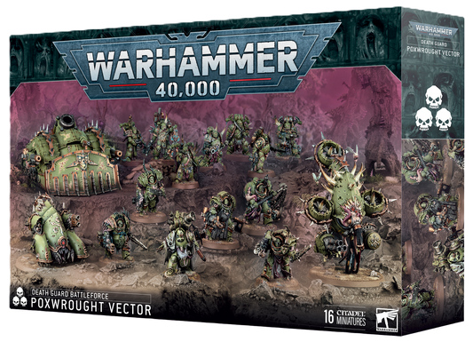 WARHAMMER 40000 BATTLEFORCCE: DEATH GUARD POXWROUGHT VECTOR