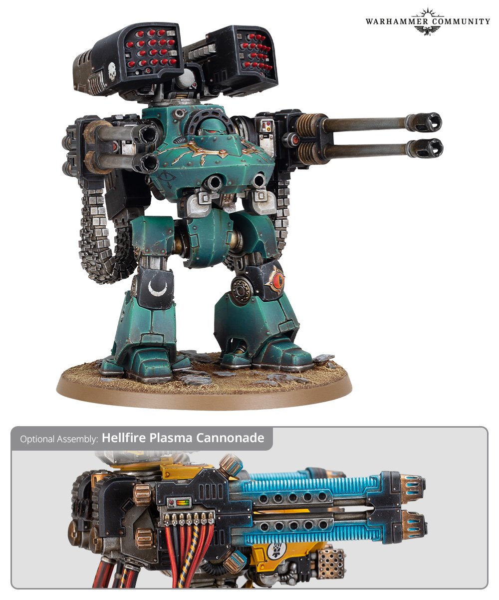 HORUS HERESY LEGIONES ASTARTES: DEREDEO DREADNOUGHT ANVILUS CONFIGURATN