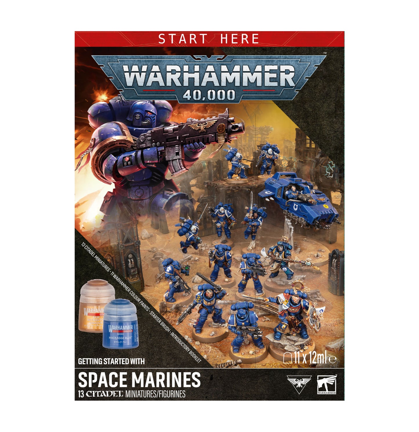 WARHAMMER 40000: GETTING STARTED WITH SPACE MARINES (ENG)