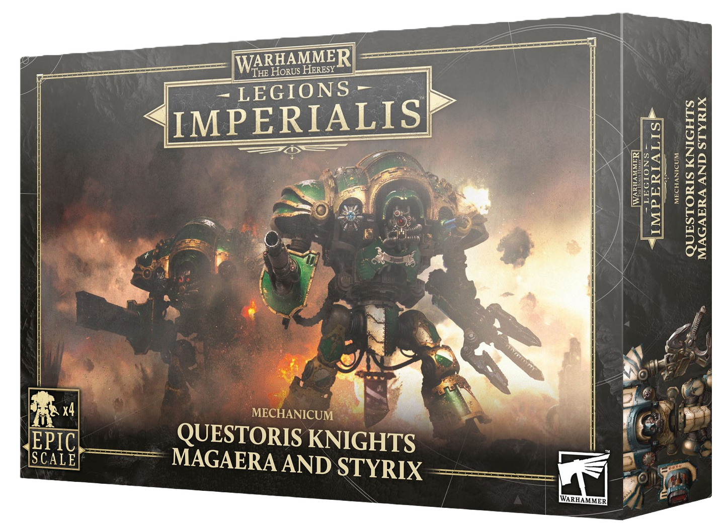 LEGIONS IMPERIALIS TITANS: QUESTORIS KNIGHTS MAGAERA AND STYRIX