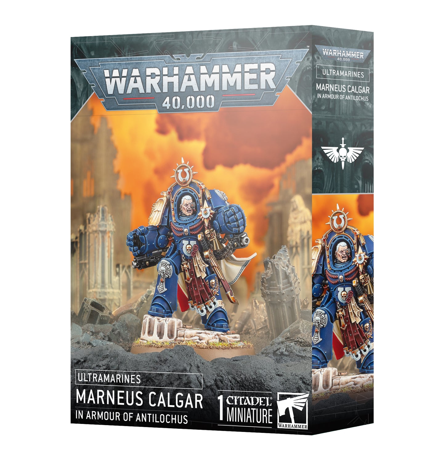 ULTRAMARINES: MARNEUS CALGAR IN ARMOUR OF ANTILOCHUS