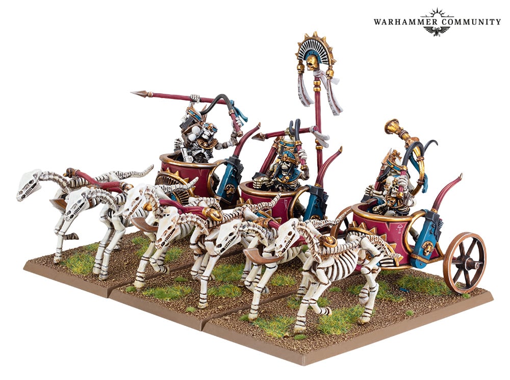 TOMB KINGS OF KHEMRI: SKELETON CHARIOTS