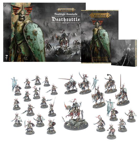 AGE OF SIGMAR ARMY SET: SOULBLIGHT GRAVELORDS GRAVE GUARD DEATHRATTLE (ENG)