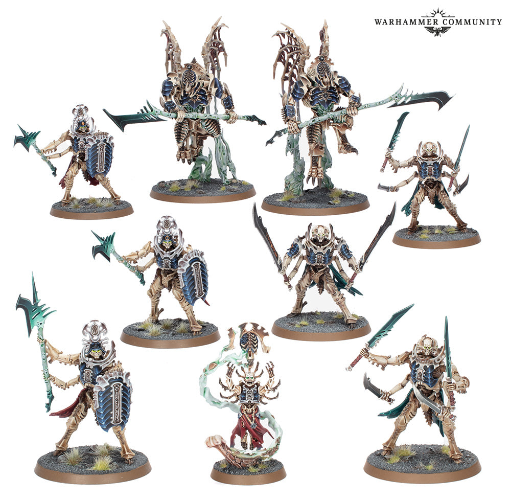 AGE OF SIGMAR SPEARHEAD: OSSIARCH BONEREAPERS MORTISAN ELITE
