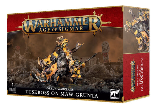 ORRUK WARCLANS: TUSKBOSS ON MAW-GRUNTA