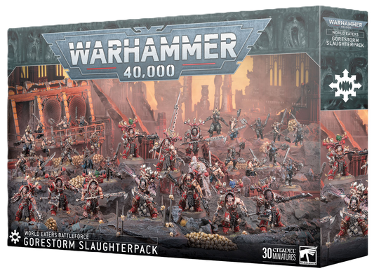 WARHAMMER 40000 BATTLEFORCCE: WORLD EATERS GORESTORM SLAUGHTERPACK
