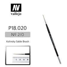 Kolinsky Sable Brush No. 2/0