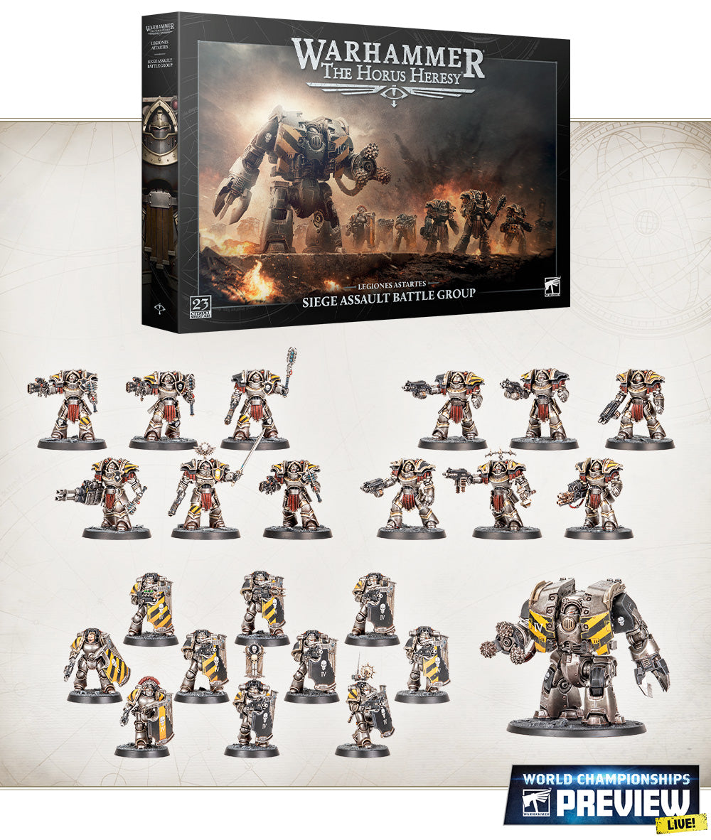 HORUS HERESY LEGIONES ASTARTES: SIEGE ASSAULT BATTLE GROUP