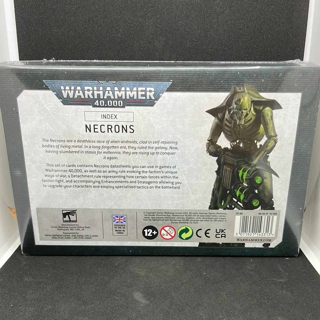WARHAMMER 40000 INDEX CARDS: NECRONS (ENG)