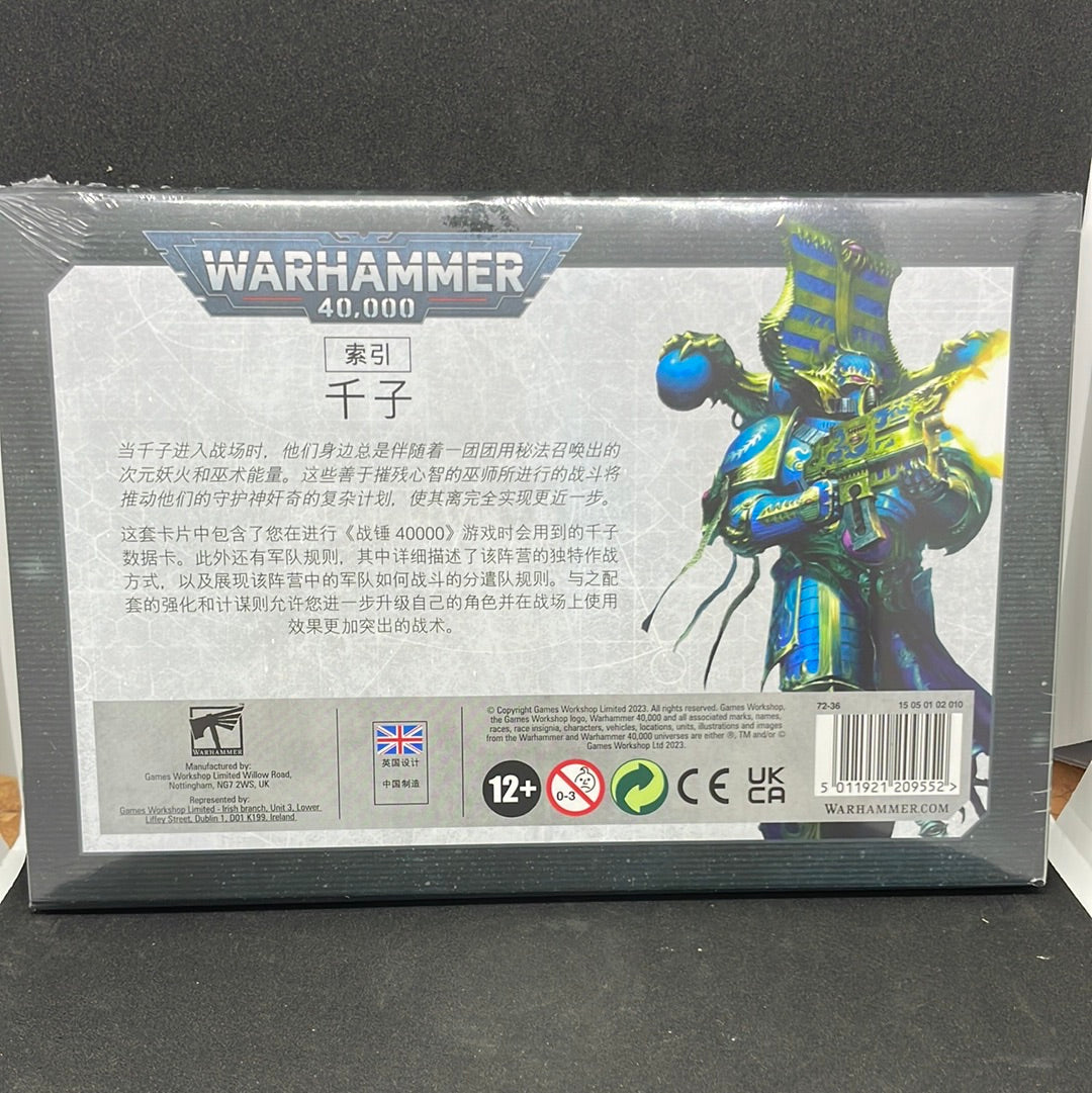 WARHAMMER 40000 INDEX CARDS: THOUSAND SONS (CHN)