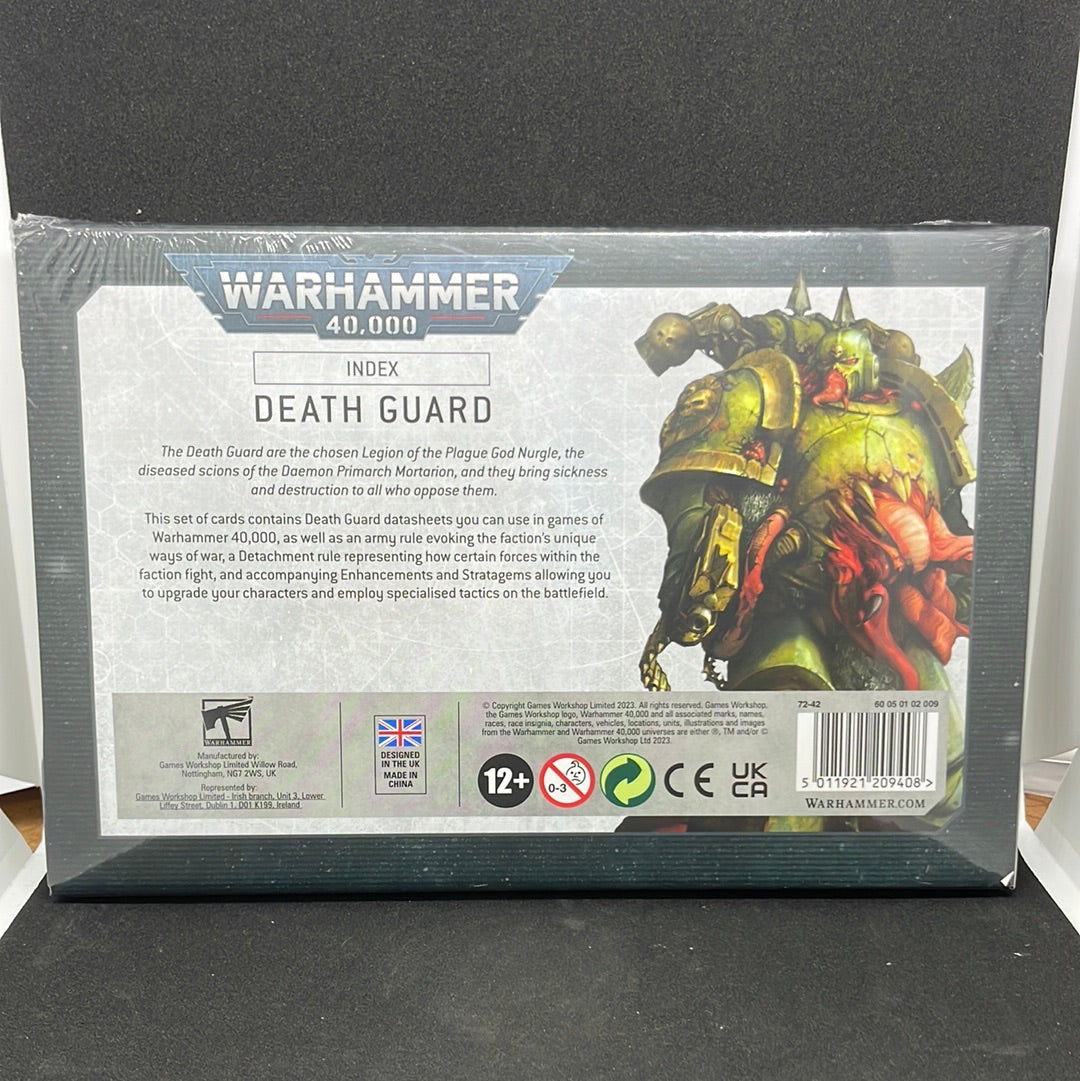 WARHAMMER 40000 INDEX CARDS: DEATH GUARD (ENG)