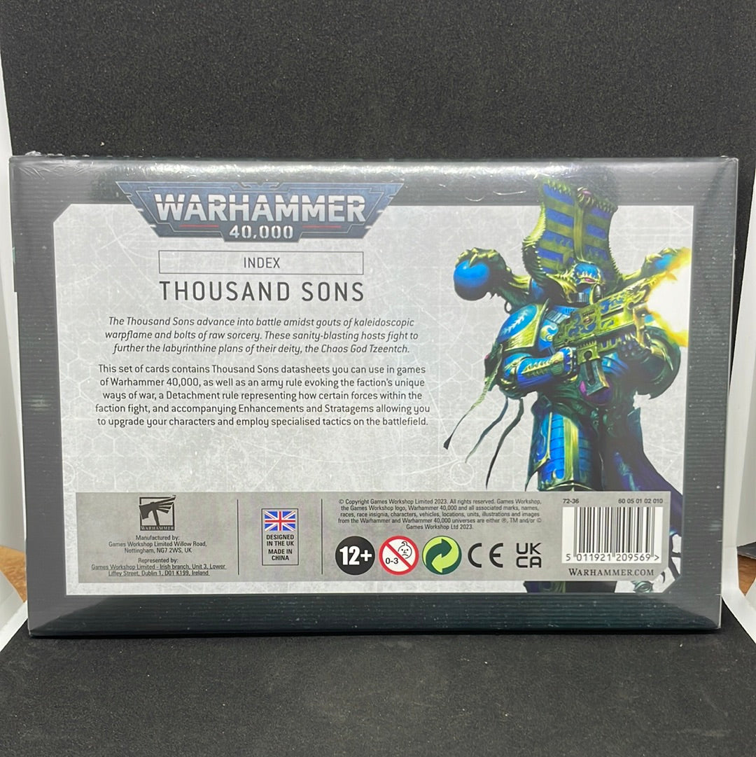 WARHAMMER 40000 INDEX CARDS: THOUSAND SONS (ENG)