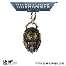 Necklace: Imperial Fists Hammer of Phalanx