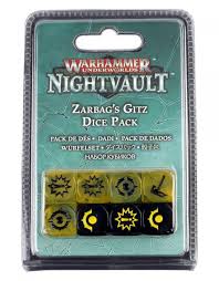 WARHAMMER UNDERWORLDS NIGHTVAULT DICE SET: ZARBAG?? GITZ