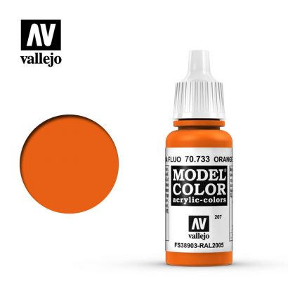 Model Color 207 Orange Fluo