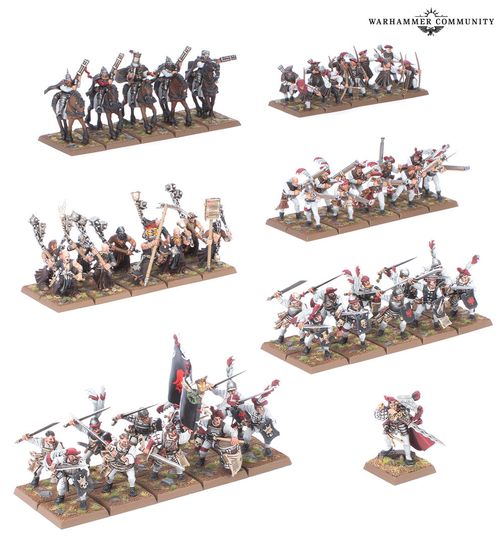 THE OLD WORLD BATTLE MARCH ARMY: EMPIRE OF MAN