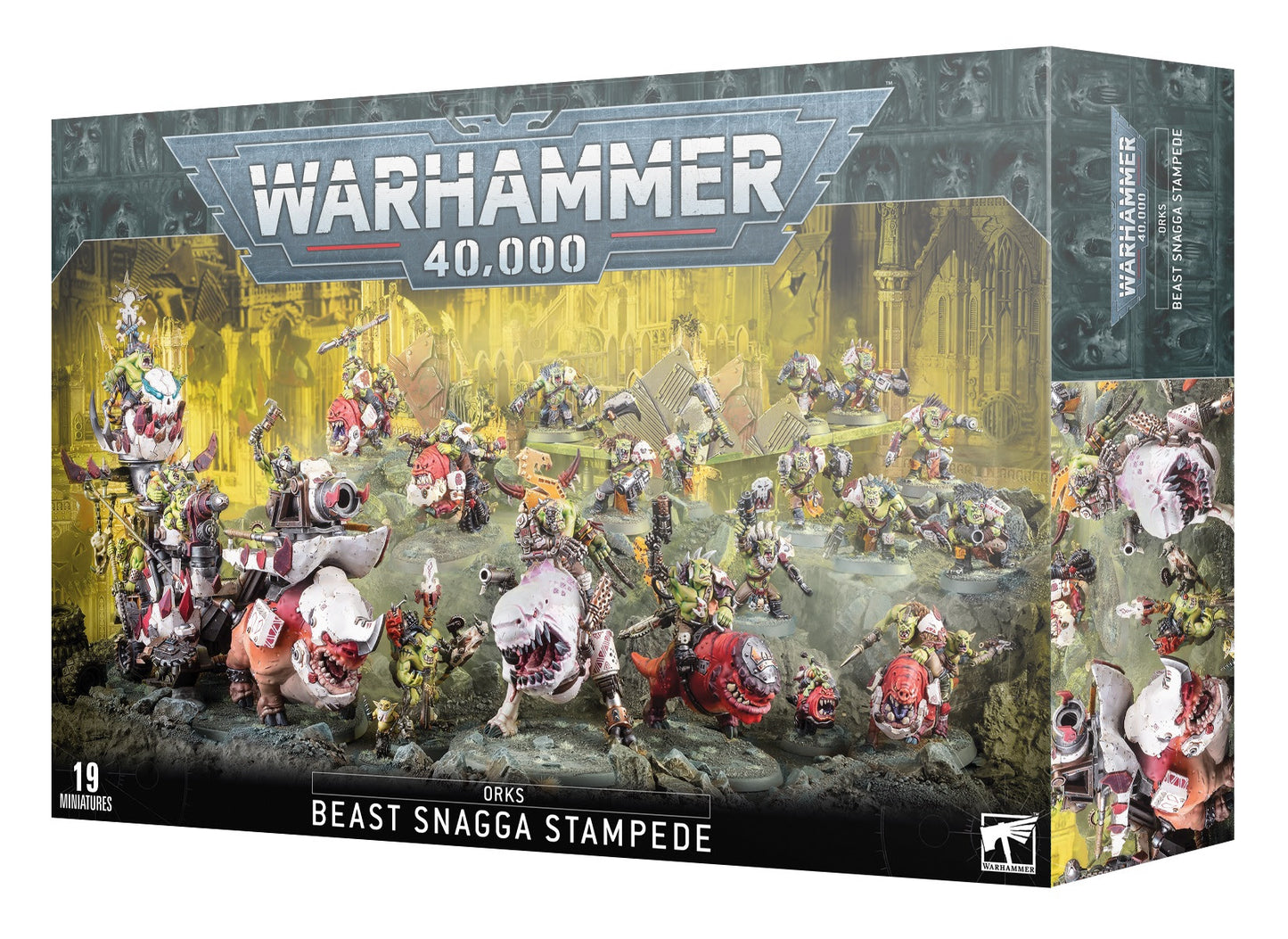 WARHAMMER 40000 BATTLEFORCE: ORKS BEAST SNAGGA STAMPEDE