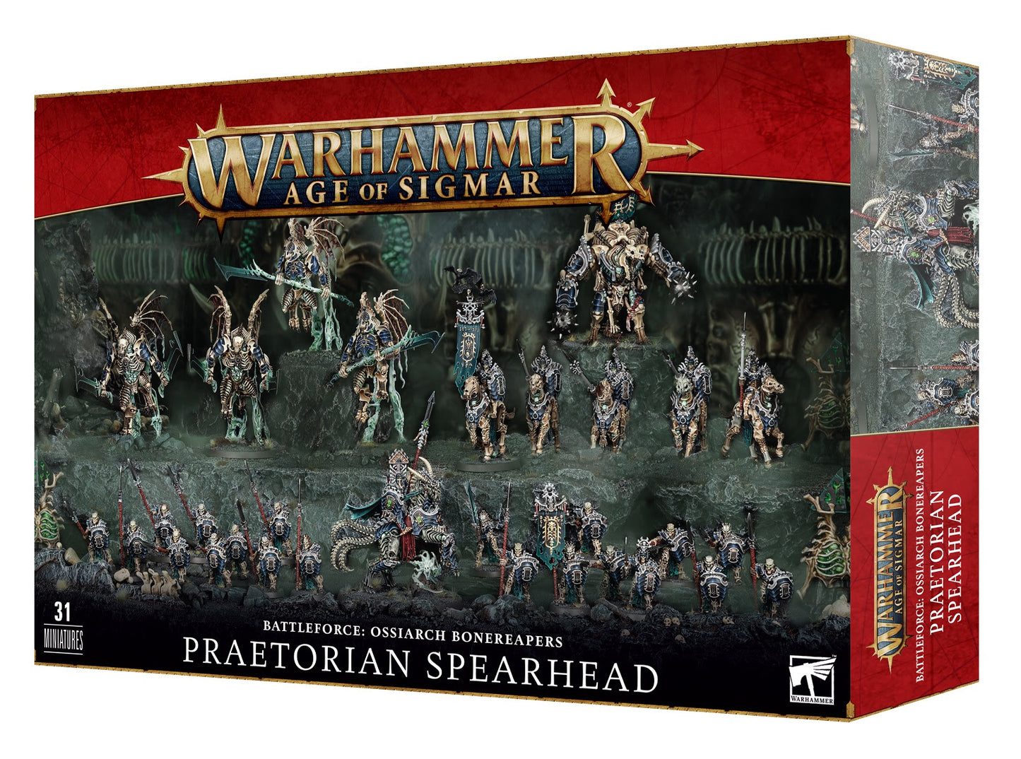 AGE OF SIGMAR BATTLEFORCE: OSSIARCH BONEREAPERS PRAETORIAN SPEARHEAD