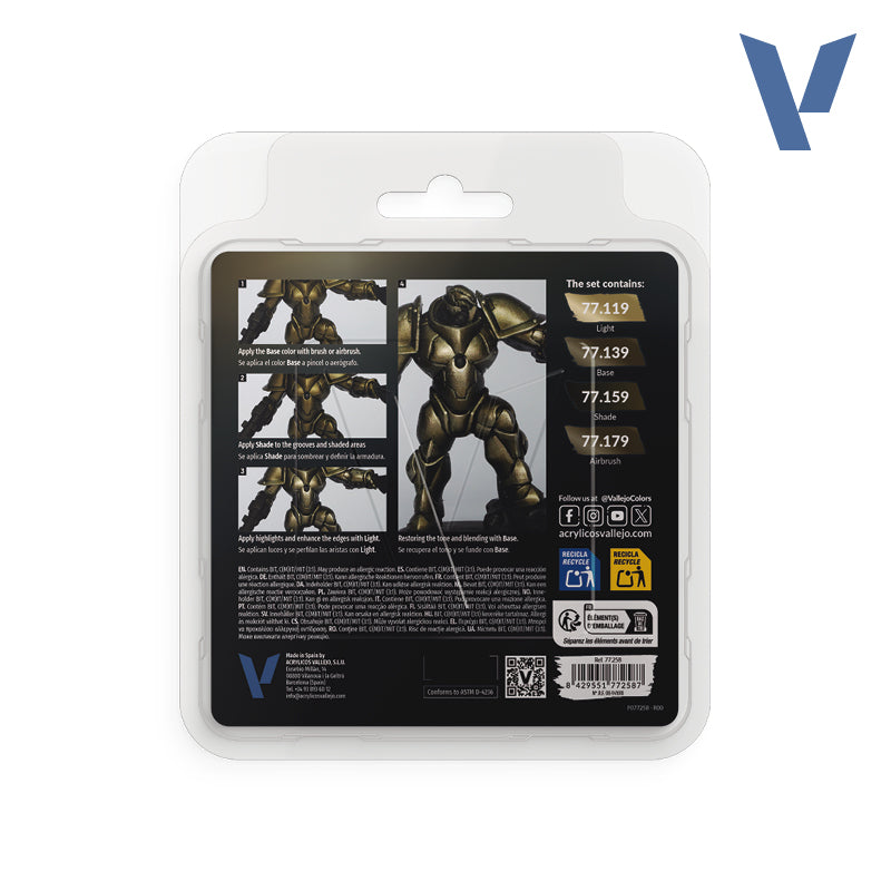 TMM Color Set - 77258 Aged Metal