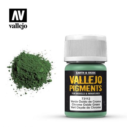 Vallejo Pigments 73112 Chrome Oxide Green