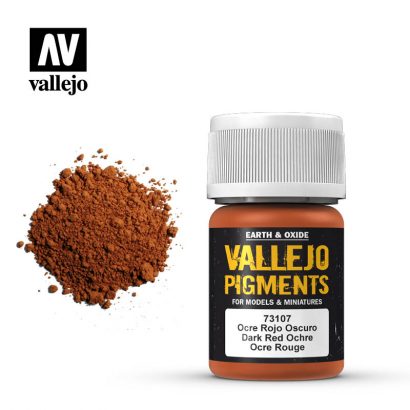 Vallejo Pigments 73107 Dark Red Ochre