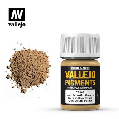 Vallejo Pigments 73103 Dark Yellow Ochre